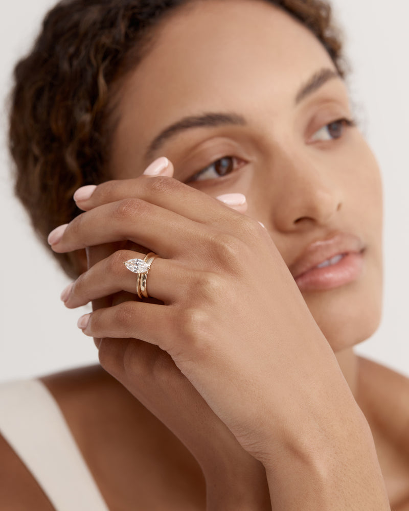 Dome I Wedding Band by Sarah & Sebastian
