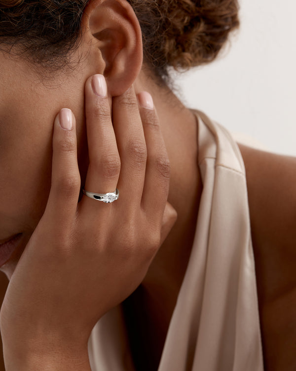 Suspense Oval Engagement Ring by Sarah & Sebastian