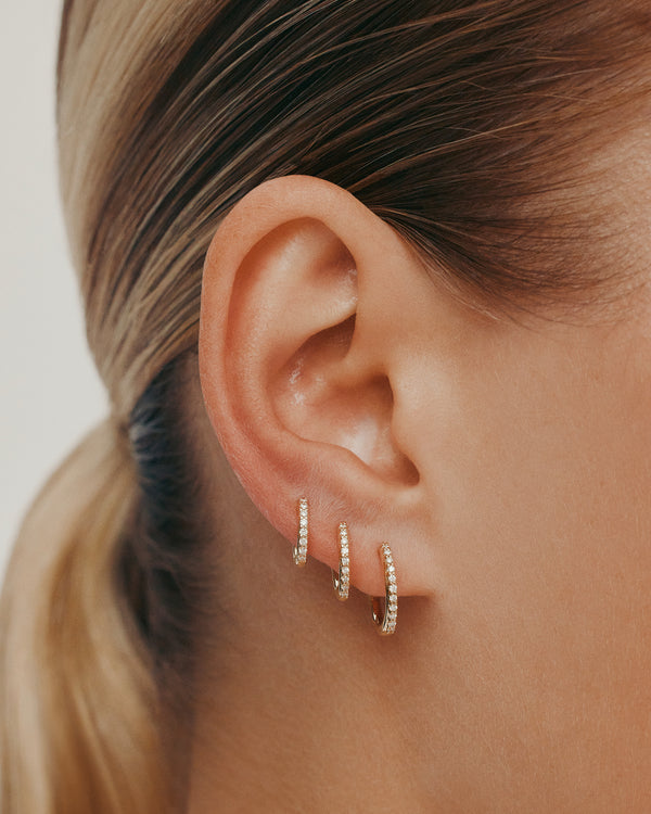 Demi Diamond Hoop by Sarah & Sebastian