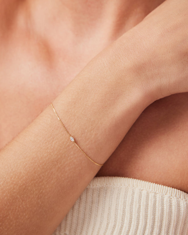 Marquise Diamond Soldered Chain by Sarah & Sebastian