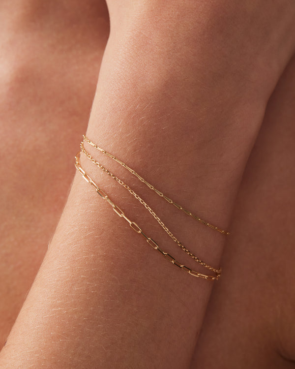 Petite Staple Soldered Chain