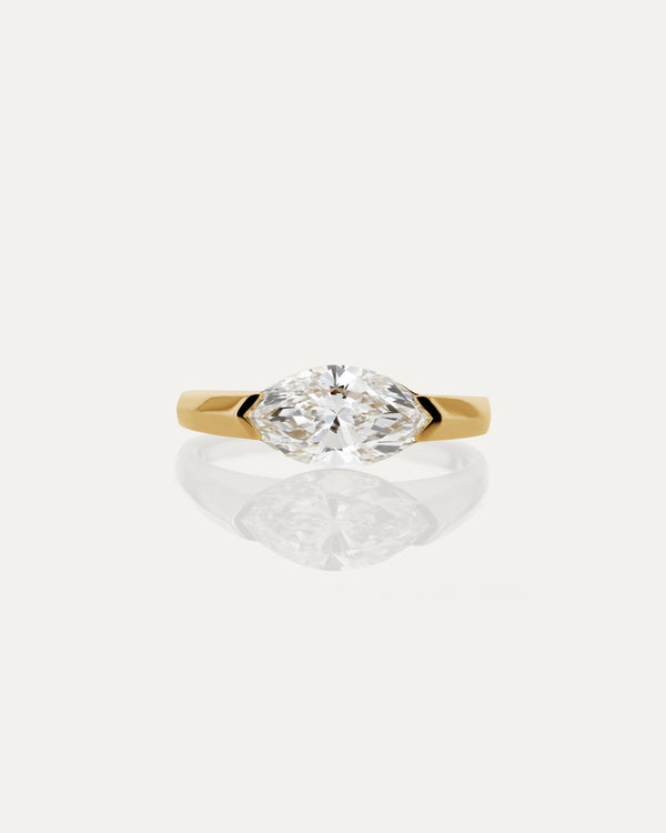 Suspense Marquise Ring