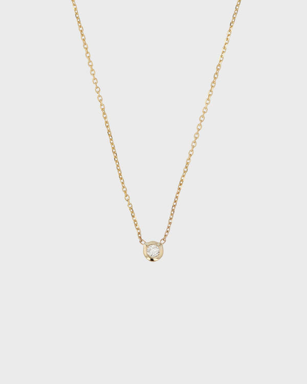 Lunette Pendant Necklace Gold | Sarah & Sebastian