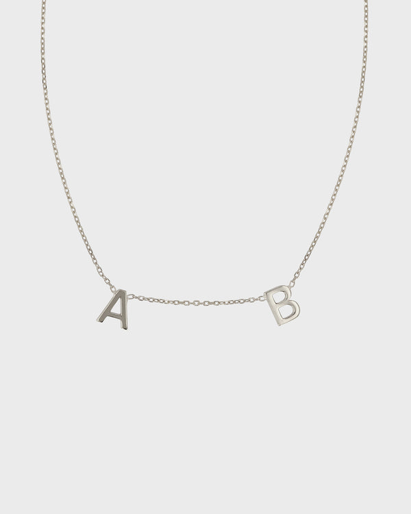 Multi Petite Letter Necklace Gold | Sarah & Sebastian